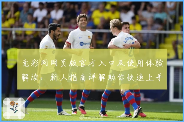 竞彩网网页版官方入口及使用体验解读，新人指南详解助你快速上手